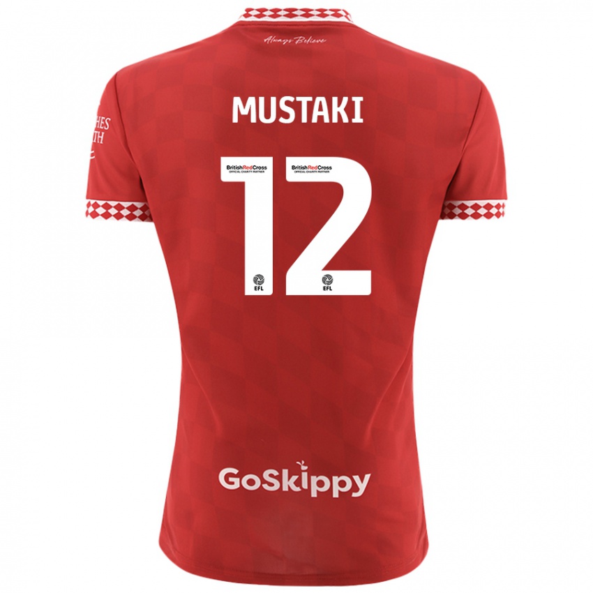 Femme Maillot Chloe Mustaki #12 Rouge Tenues Domicile 2024/25 T-Shirt Suisse