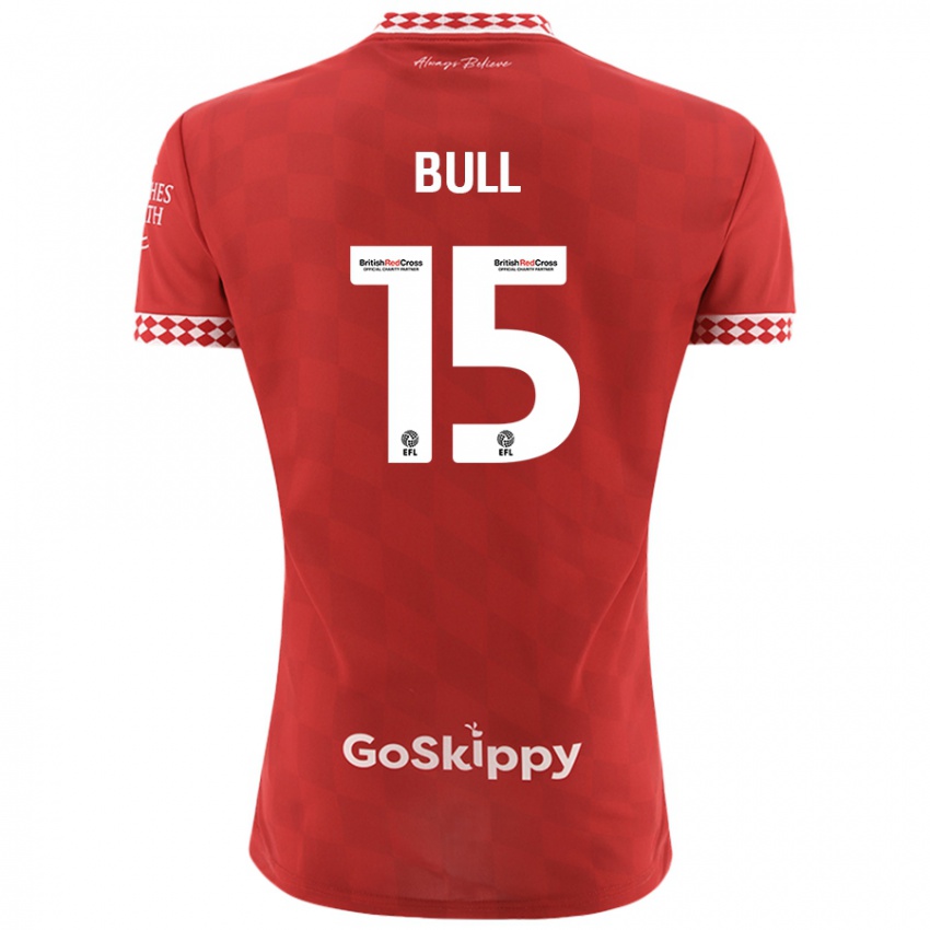 Femme Maillot Jasmine Bull #15 Rouge Tenues Domicile 2024/25 T-Shirt Suisse