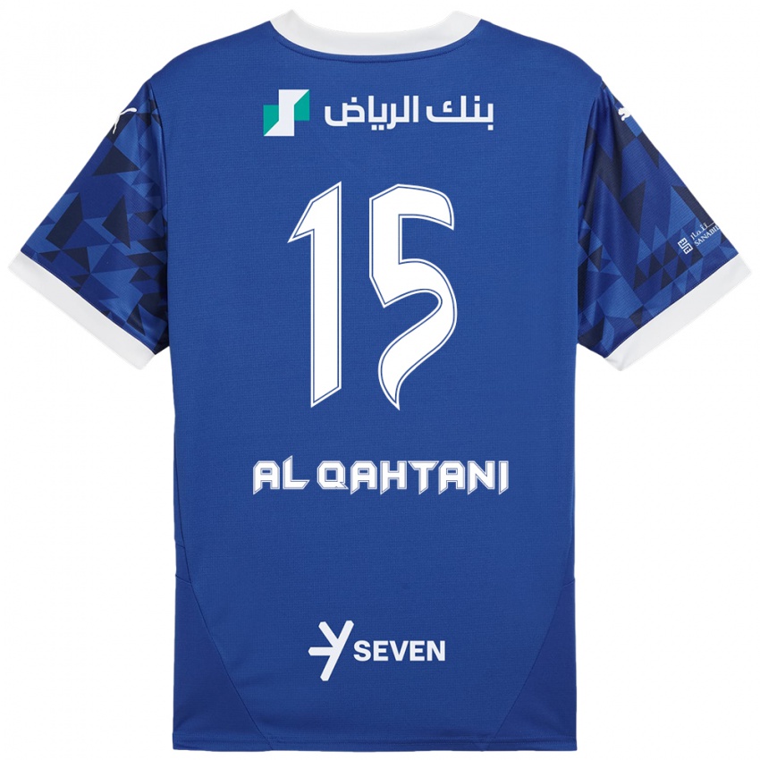 Damen Mohammed Al-Qahtani #15 Dunkelblau Weiß Heimtrikot Trikot 2024/25 T-Shirt Schweiz