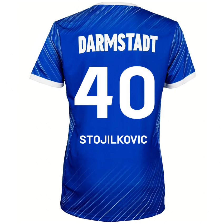 Damen Filip Stojilkovic #40 Blau Weiß Heimtrikot Trikot 2024/25 T-Shirt Schweiz