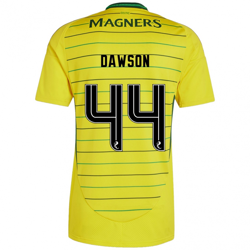 Damen Joey Dawson #44 Gelb Auswärtstrikot Trikot 2024/25 T-Shirt Schweiz