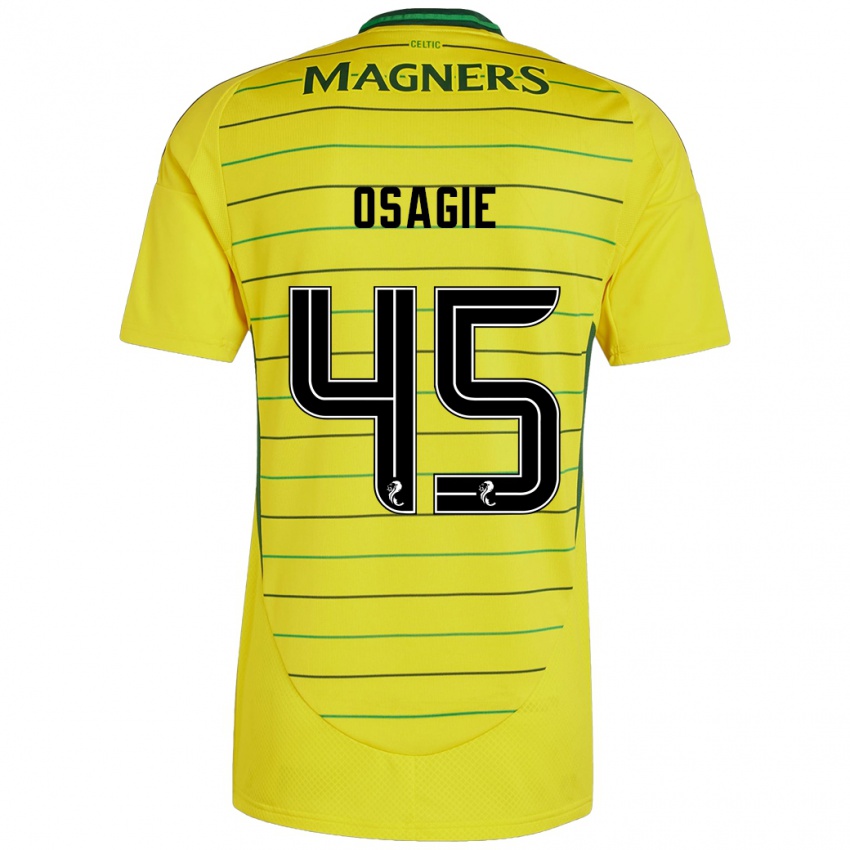 Damen Justin Osagie #45 Gelb Auswärtstrikot Trikot 2024/25 T-Shirt Schweiz