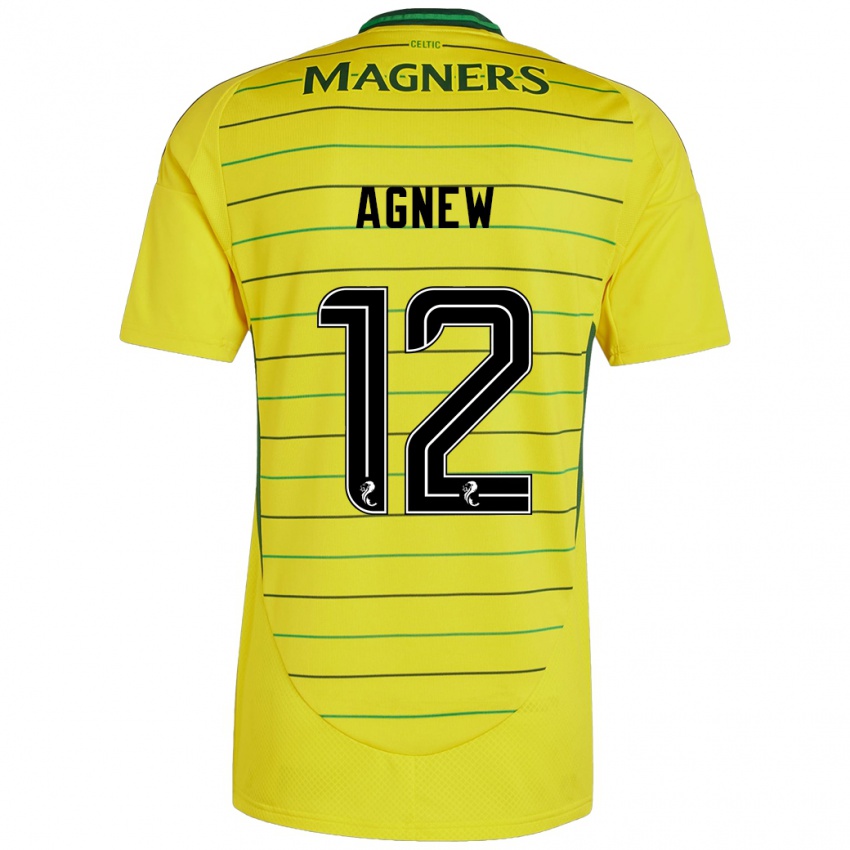 Damen Murphy Agnew #12 Gelb Auswärtstrikot Trikot 2024/25 T-Shirt Schweiz