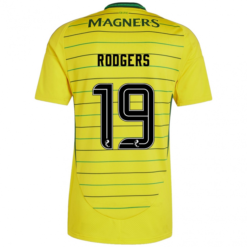 Damen Lisa Rodgers #19 Gelb Auswärtstrikot Trikot 2024/25 T-Shirt Schweiz