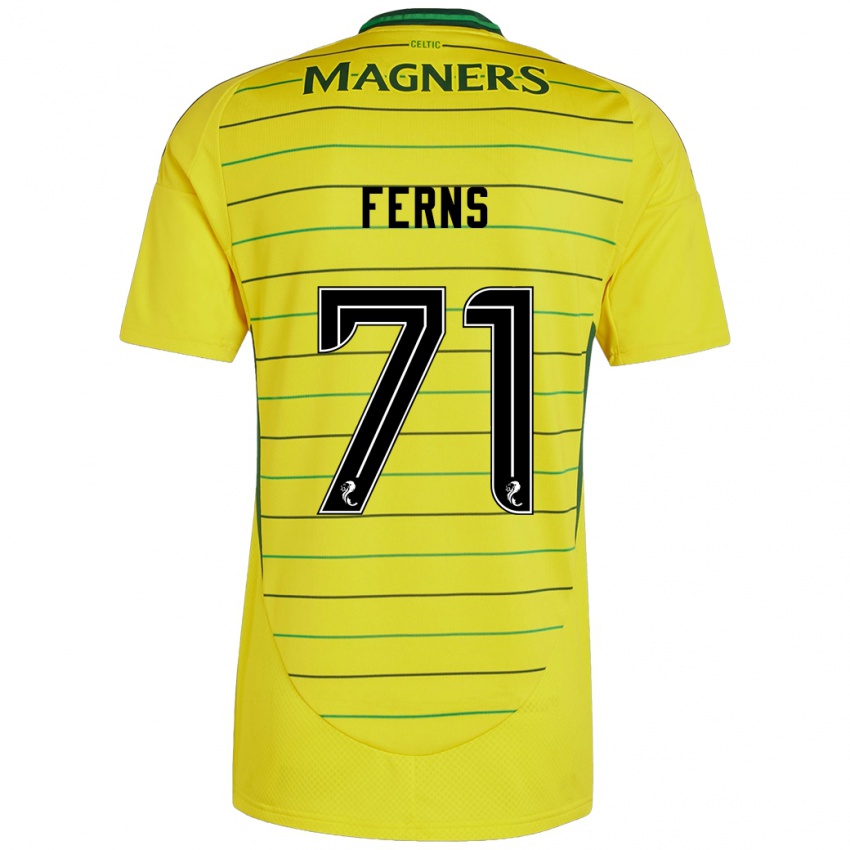 Damen Abbie Ferns #71 Gelb Auswärtstrikot Trikot 2024/25 T-Shirt Schweiz