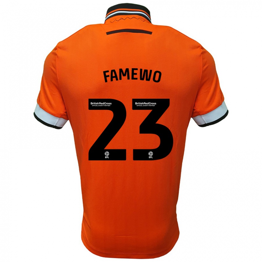 Damen Akin Famewo #23 Orange Weiß Auswärtstrikot Trikot 2024/25 T-Shirt Schweiz