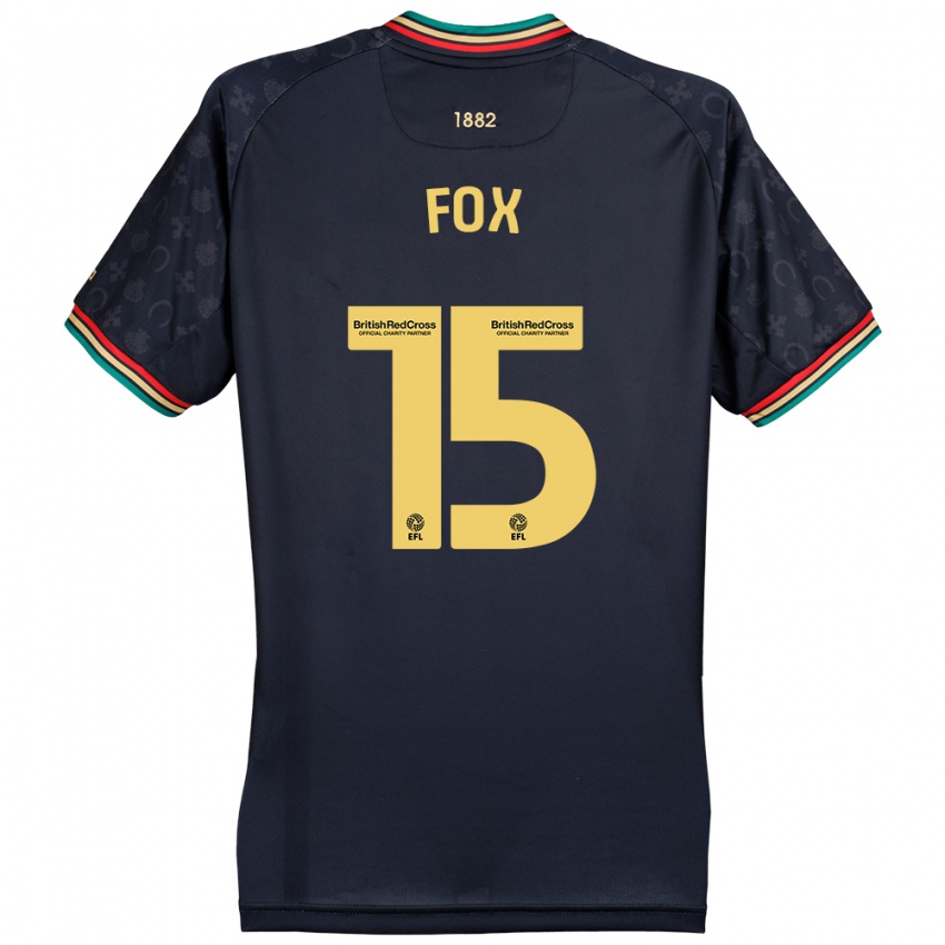 Damen Morgan Fox #15 Dunkelmarineblau Auswärtstrikot Trikot 2024/25 T-Shirt Schweiz