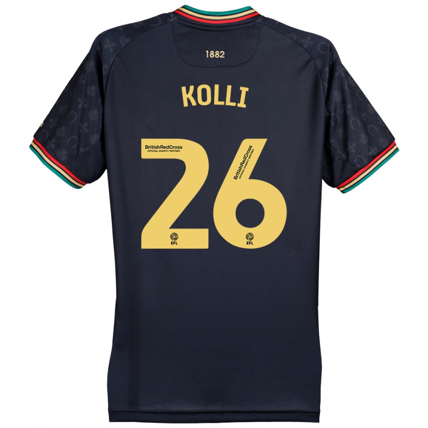 Damen Rayan Kolli #26 Dunkelmarineblau Auswärtstrikot Trikot 2024/25 T-Shirt Schweiz