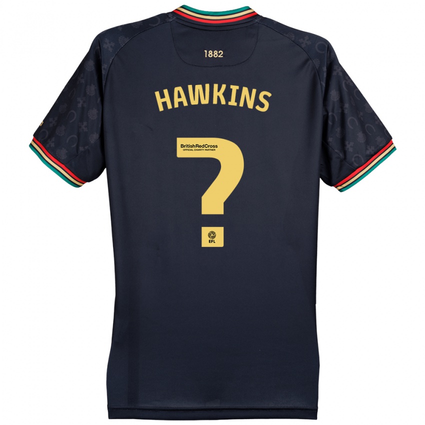 Damen Henry Hawkins #0 Dunkelmarineblau Auswärtstrikot Trikot 2024/25 T-Shirt Schweiz