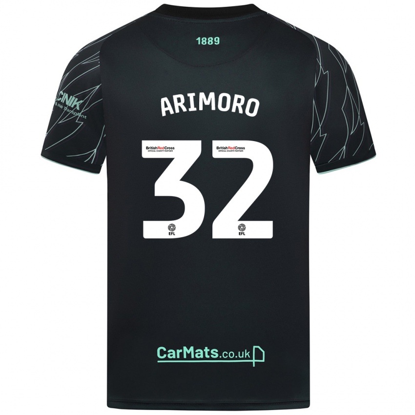 Damen Juliet Khinde Adebowale-Arimoro #32 Schwarz Grün Auswärtstrikot Trikot 2024/25 T-Shirt Schweiz