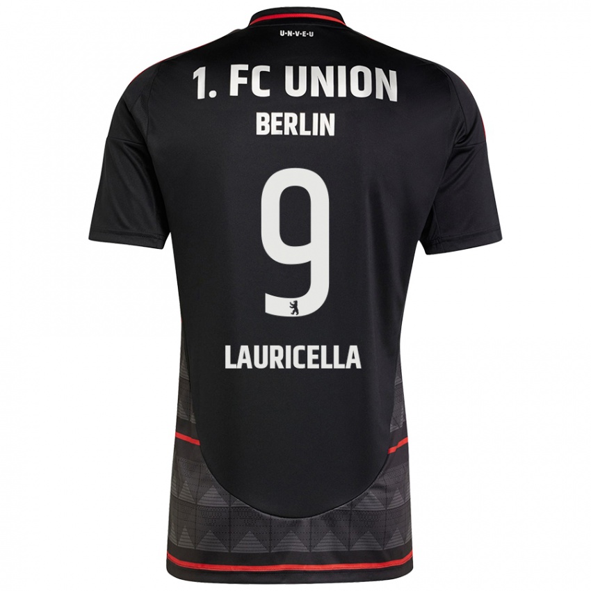 Damen Guiseppe Lauricella #9 Schwarz Auswärtstrikot Trikot 2024/25 T-Shirt Schweiz