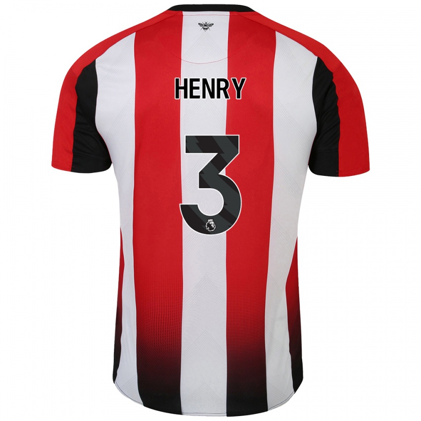 Kinder Rico Henry #3 Rot Weiß Heimtrikot Trikot 2024/25 T-Shirt Schweiz