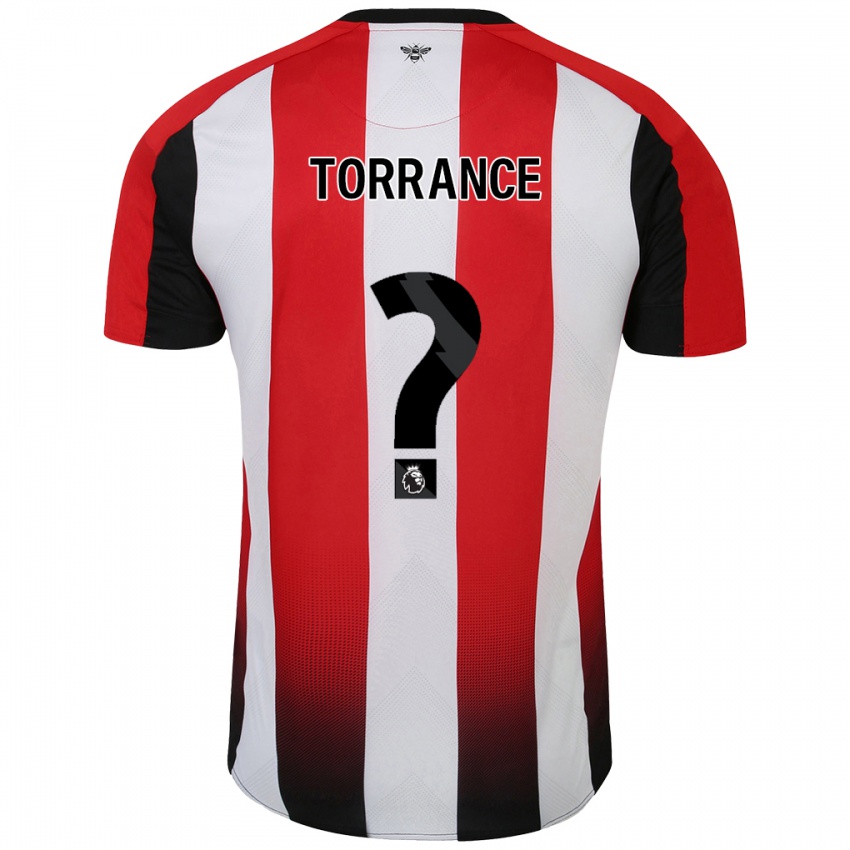 Kinder Bruno Torrance #0 Rot Weiß Heimtrikot Trikot 2024/25 T-Shirt Schweiz