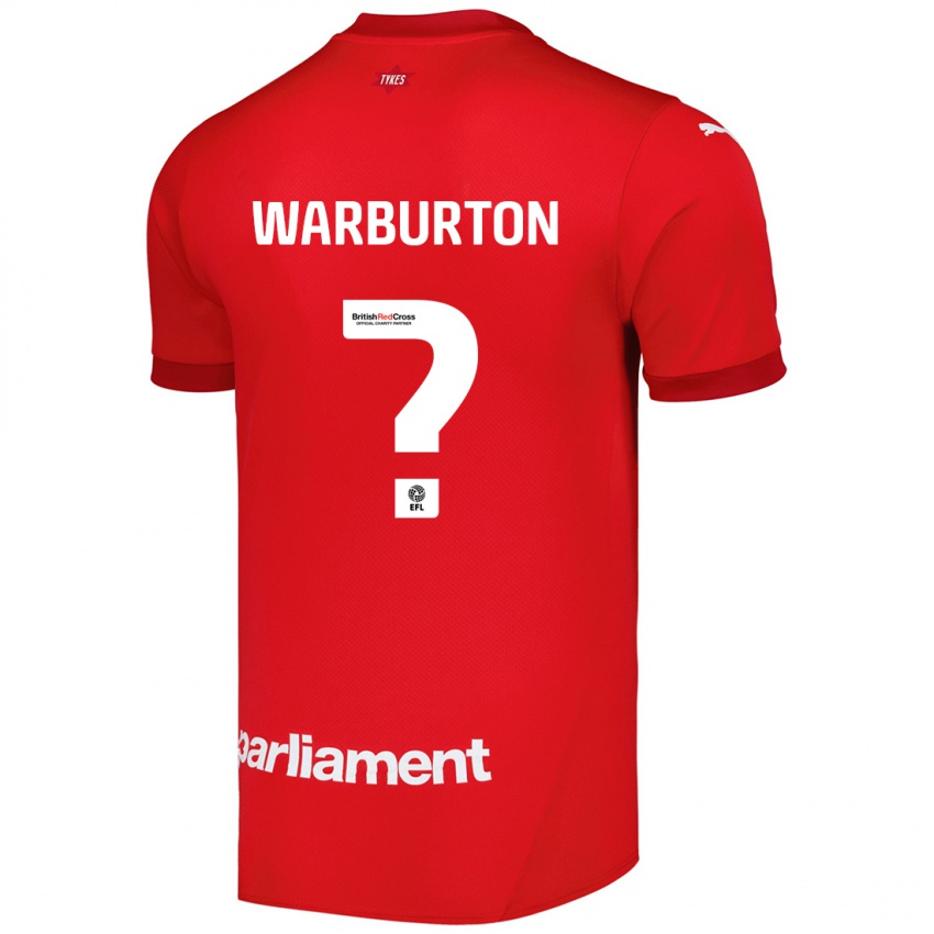 Kinder Owen Warburton #0 Rot Heimtrikot Trikot 2024/25 T-Shirt Schweiz