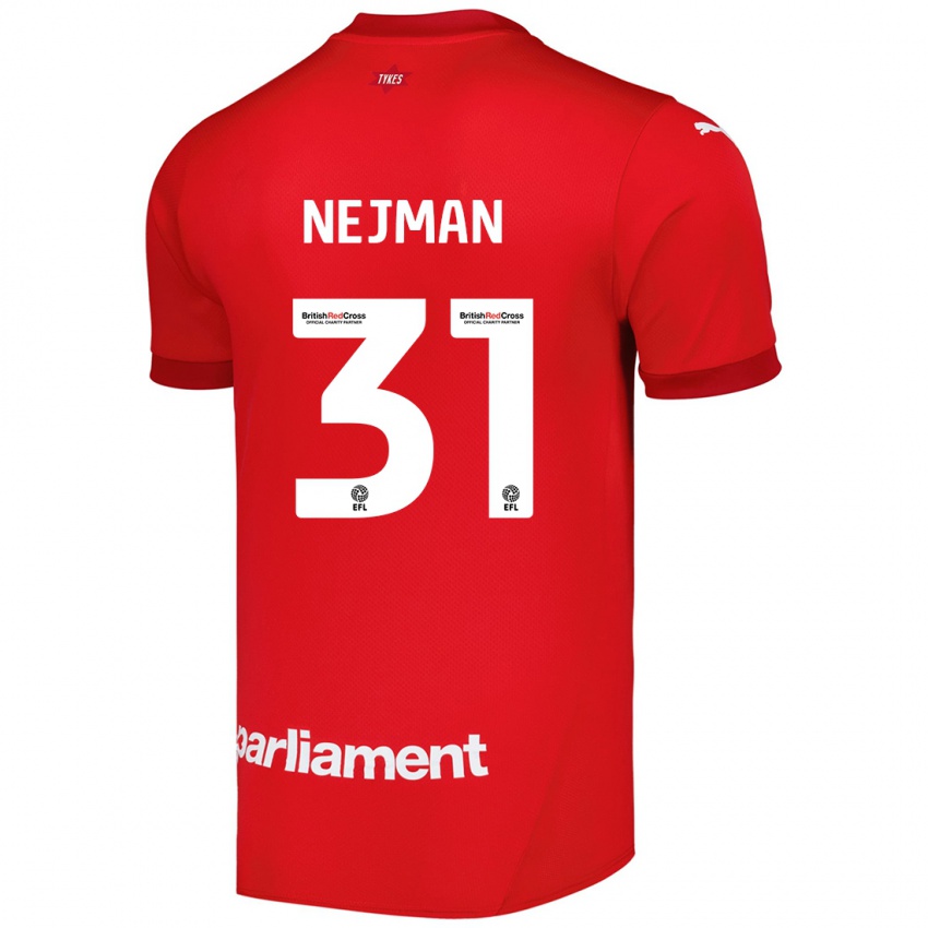 Kinder Harrison Nejman #31 Rot Heimtrikot Trikot 2024/25 T-Shirt Schweiz