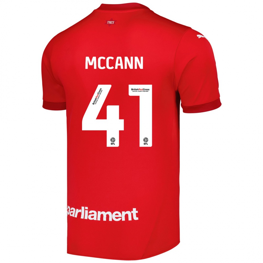 Kinder Bayley Mccann #41 Rot Heimtrikot Trikot 2024/25 T-Shirt Schweiz