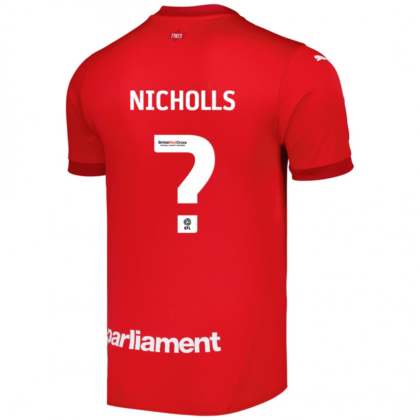 Kinder Kirstie Nicholls #0 Rot Heimtrikot Trikot 2024/25 T-Shirt Schweiz