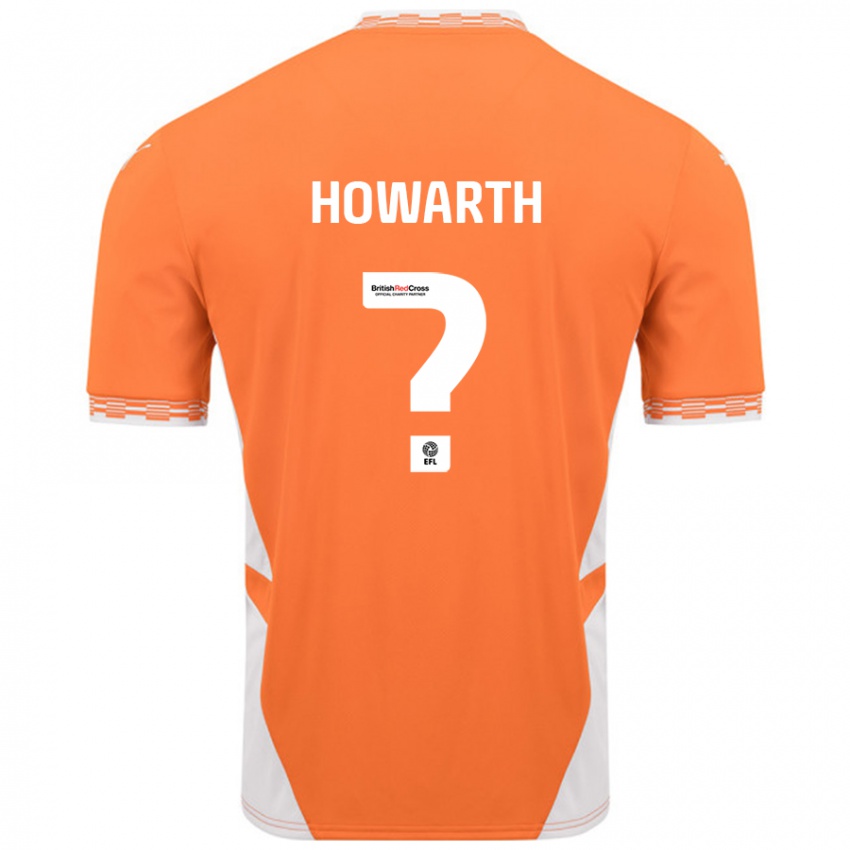 Kinder Chloe Howarth #0 Orange Weiß Heimtrikot Trikot 2024/25 T-Shirt Schweiz