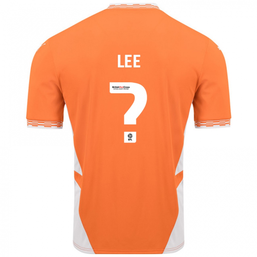 Kinder Samantha Lee #0 Orange Weiß Heimtrikot Trikot 2024/25 T-Shirt Schweiz