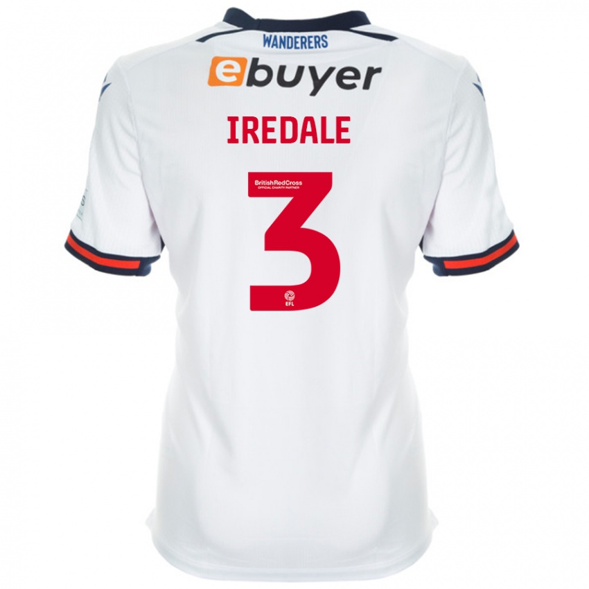 Kinder Jack Iredale #3 Weiß Heimtrikot Trikot 2024/25 T-Shirt Schweiz