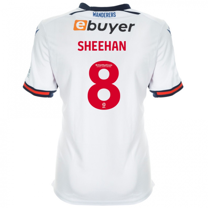 Kinder Josh Sheehan #8 Weiß Heimtrikot Trikot 2024/25 T-Shirt Schweiz