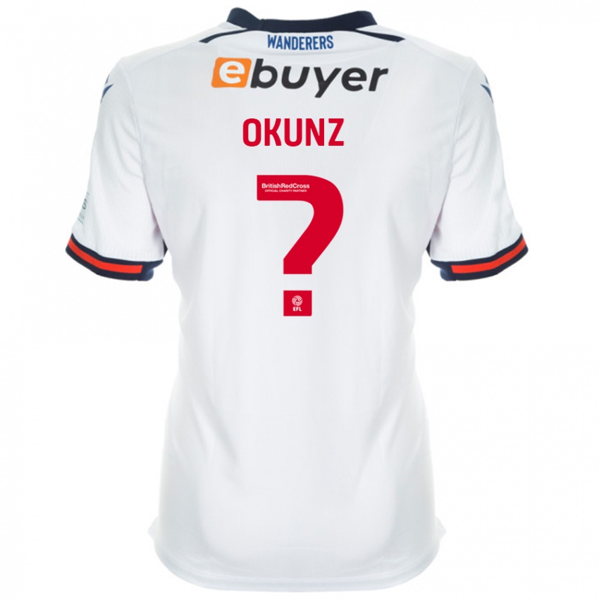 Kinder Danny Okunz #0 Weiß Heimtrikot Trikot 2024/25 T-Shirt Schweiz