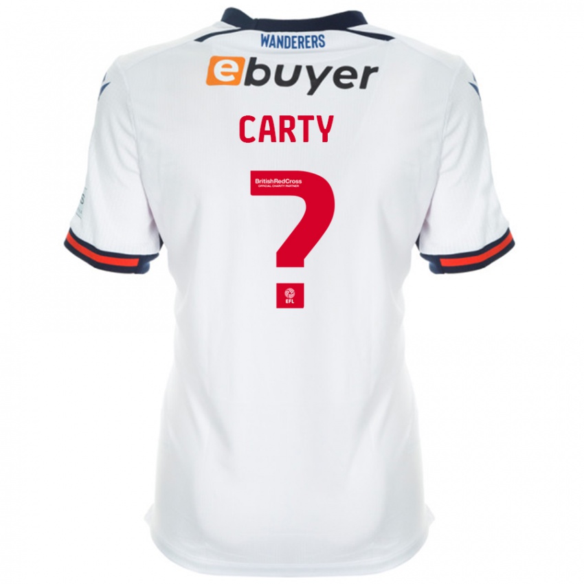 Kinder Conor Carty #0 Weiß Heimtrikot Trikot 2024/25 T-Shirt Schweiz