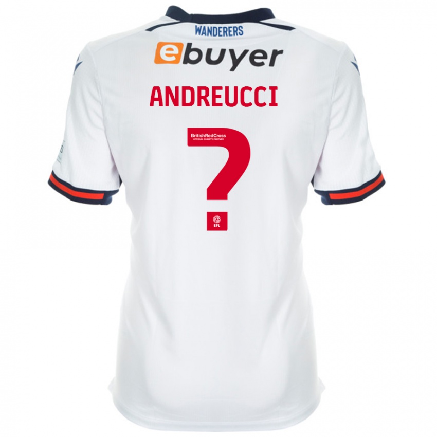 Kinder Ben Andreucci #0 Weiß Heimtrikot Trikot 2024/25 T-Shirt Schweiz