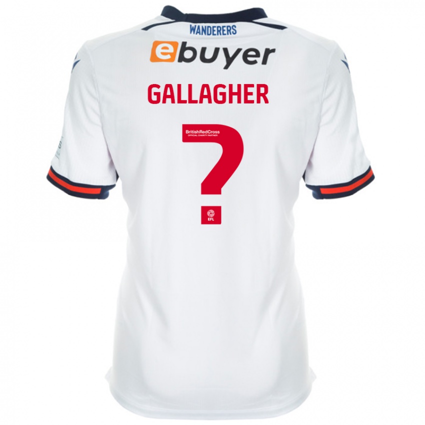 Kinder Tamzin Gallagher #0 Weiß Heimtrikot Trikot 2024/25 T-Shirt Schweiz