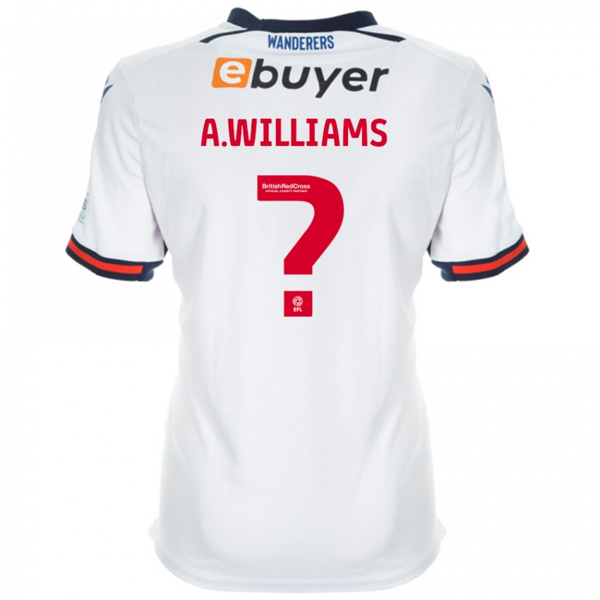 Kinder Alexsis Williams #0 Weiß Heimtrikot Trikot 2024/25 T-Shirt Schweiz