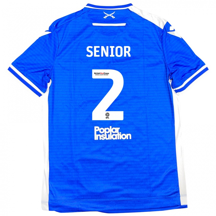 Kinder Joel Senior #2 Blau Weiß Heimtrikot Trikot 2024/25 T-Shirt Schweiz