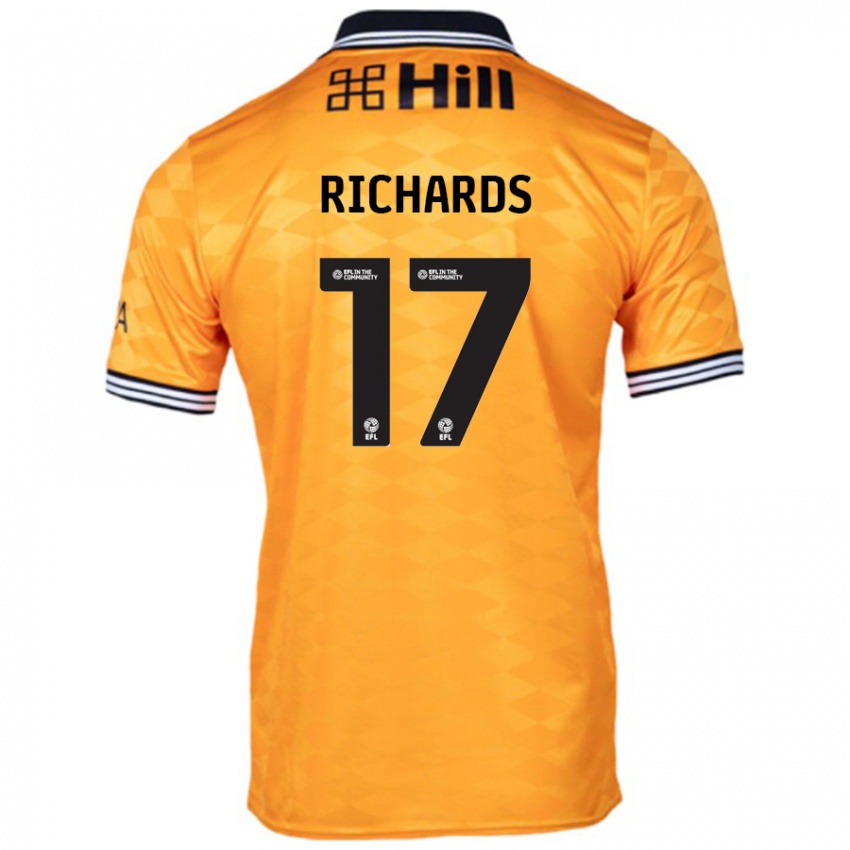 Kinder Taylor Richards #17 Orange Heimtrikot Trikot 2024/25 T-Shirt Schweiz