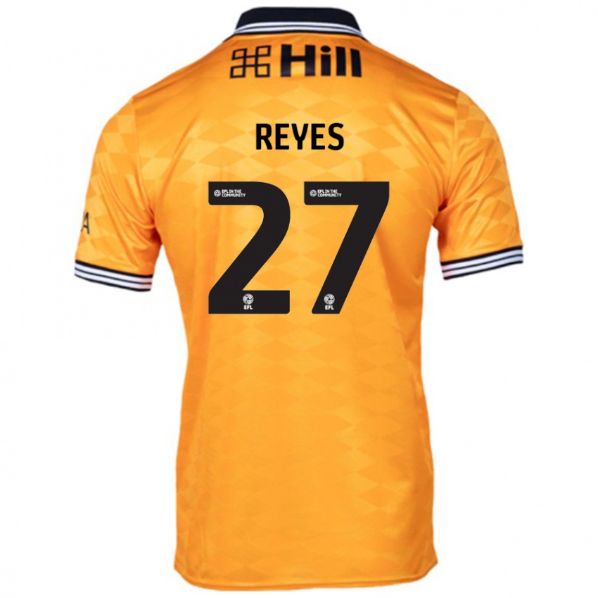 Kinder Vicente Reyes #27 Orange Heimtrikot Trikot 2024/25 T-Shirt Schweiz