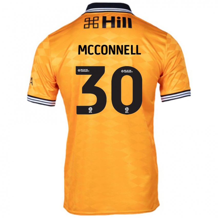 Kinder Glenn Mcconnell #30 Orange Heimtrikot Trikot 2024/25 T-Shirt Schweiz