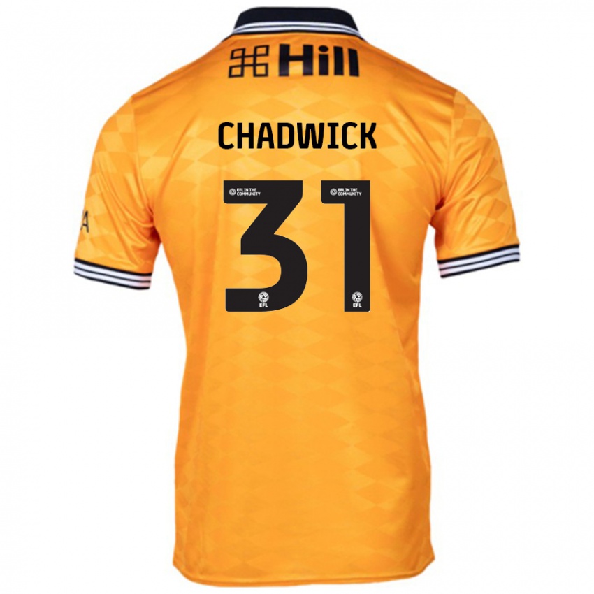 Kinder Louis Chadwick #31 Orange Heimtrikot Trikot 2024/25 T-Shirt Schweiz