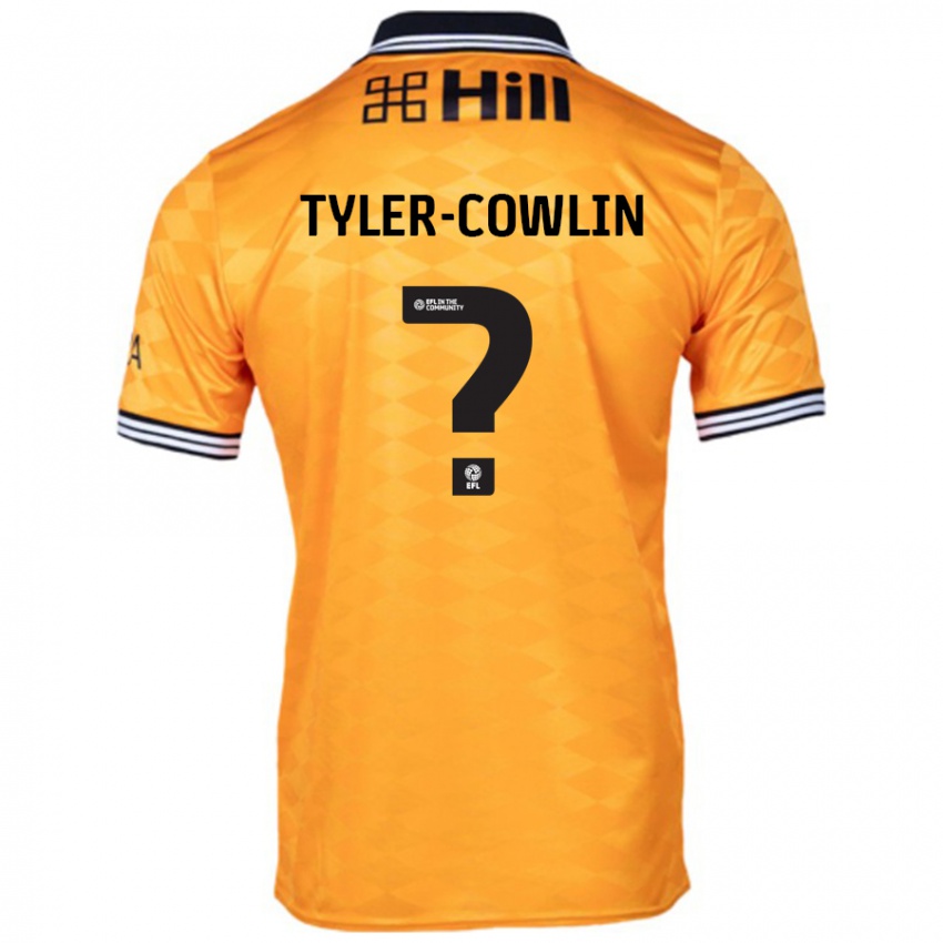 Kinder Danny Tyler-Cowlin #0 Orange Heimtrikot Trikot 2024/25 T-Shirt Schweiz