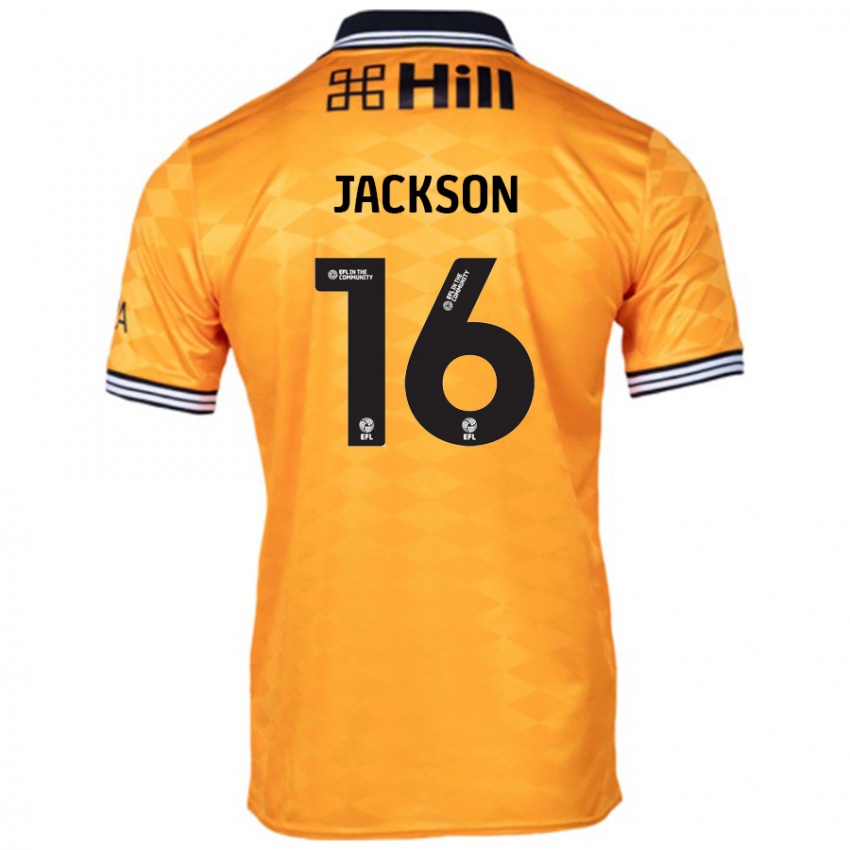 Kinder Abbie Jackson #16 Orange Heimtrikot Trikot 2024/25 T-Shirt Schweiz