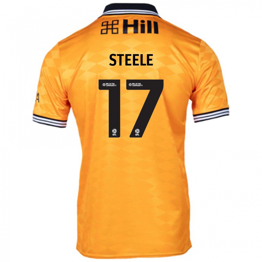 Kinder Fran Steele #17 Orange Heimtrikot Trikot 2024/25 T-Shirt Schweiz