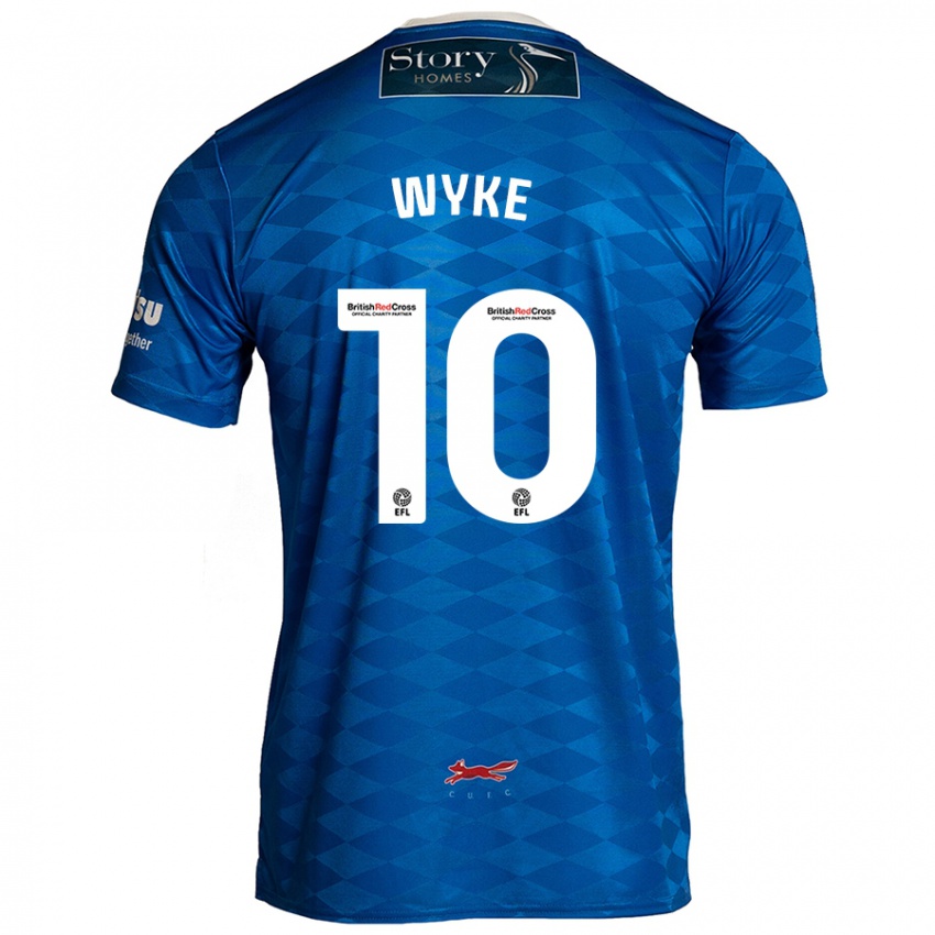 Kinder Charlie Wyke #10 Blau Heimtrikot Trikot 2024/25 T-Shirt Schweiz