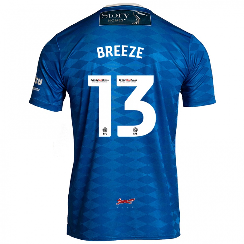 Kinder Gabriel Breeze #13 Blau Heimtrikot Trikot 2024/25 T-Shirt Schweiz