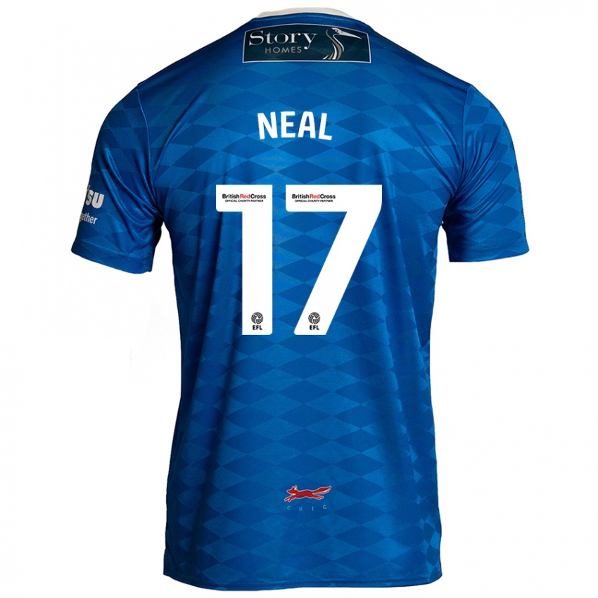 Kinder Harrison Neal #17 Blau Heimtrikot Trikot 2024/25 T-Shirt Schweiz