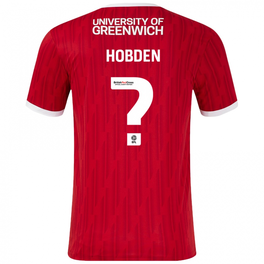 Kinder Ollie Hobden #0 Rot Weiß Heimtrikot Trikot 2024/25 T-Shirt Schweiz