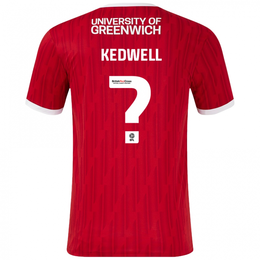 Kinder Harvey Kedwell #0 Rot Weiß Heimtrikot Trikot 2024/25 T-Shirt Schweiz