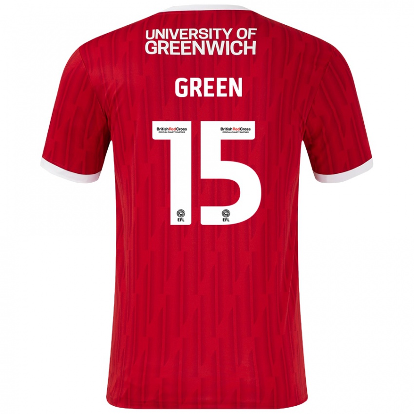 Kinder Kayleigh Green #15 Rot Weiß Heimtrikot Trikot 2024/25 T-Shirt Schweiz