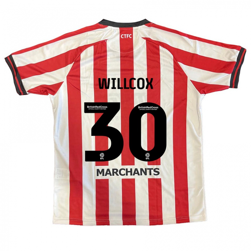 Kinder Freddy Willcox #30 Rot Weiß Heimtrikot Trikot 2024/25 T-Shirt Schweiz