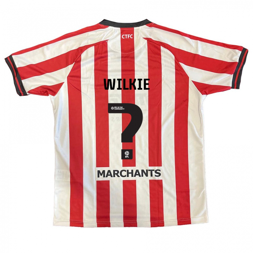 Kinder Alex Wilkie #0 Rot Weiß Heimtrikot Trikot 2024/25 T-Shirt Schweiz