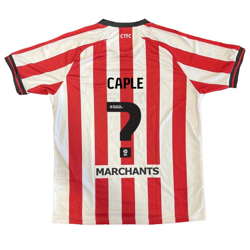 Kinder Charlie Caple #0 Rot Weiß Heimtrikot Trikot 2024/25 T-Shirt Schweiz