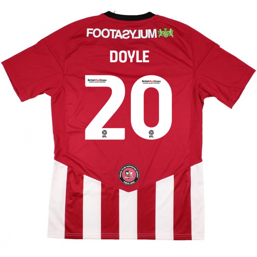 Kinder Kamari Doyle #20 Rot Weiß Heimtrikot Trikot 2024/25 T-Shirt Schweiz