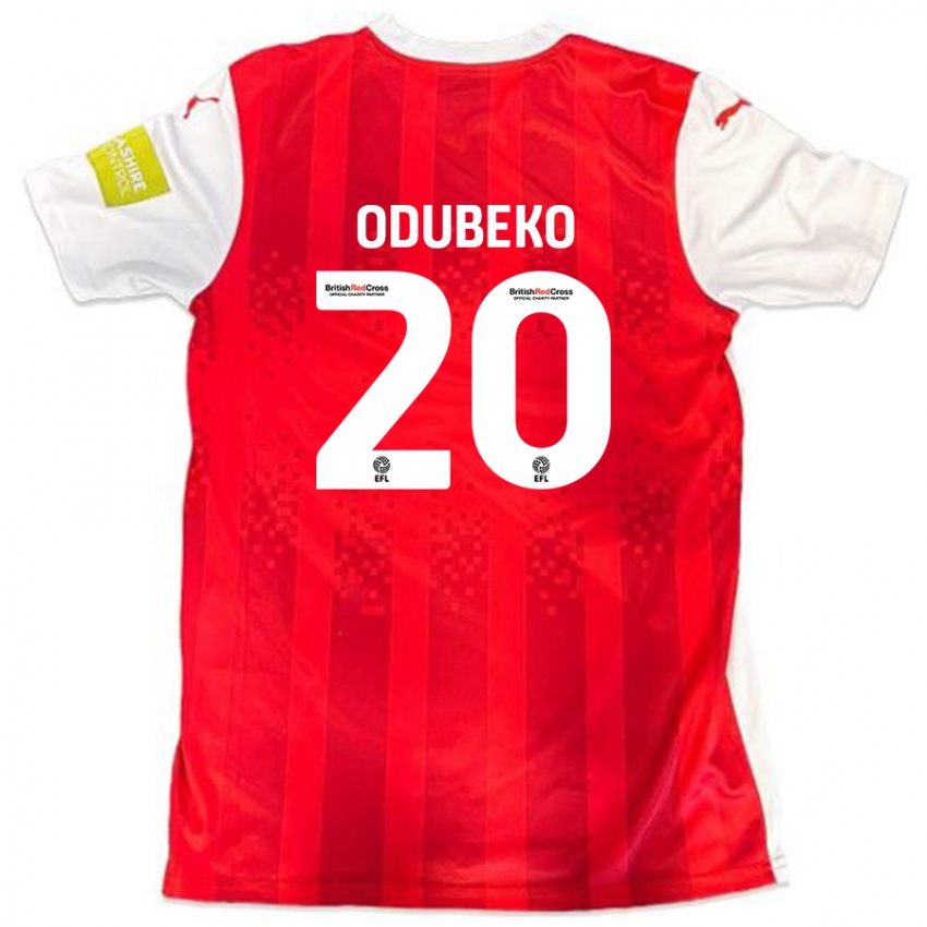 Kinder Mipo Odubeko #20 Rot Weiß Heimtrikot Trikot 2024/25 T-Shirt Schweiz