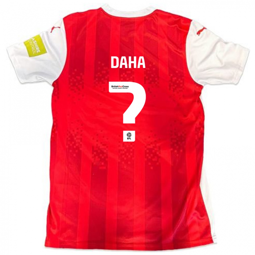 Kinder Hermann Daha #0 Rot Weiß Heimtrikot Trikot 2024/25 T-Shirt Schweiz